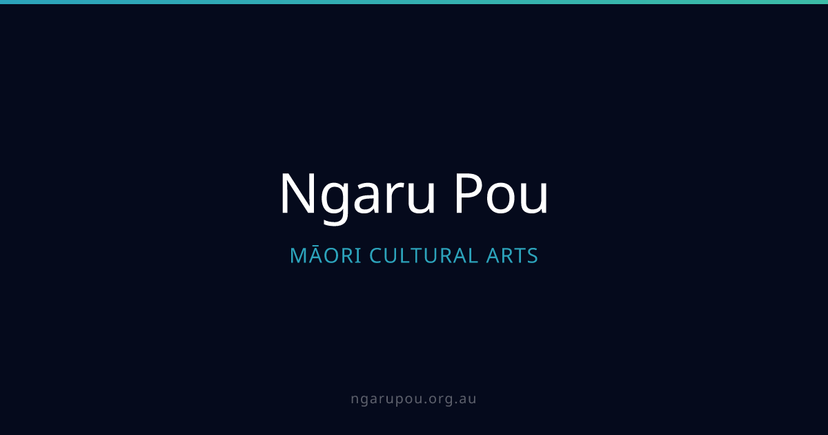 Ngaru Pou — Māori Cultural Arts